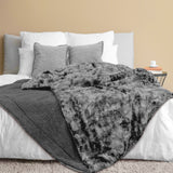 Minky Sherpa Throw Blanket