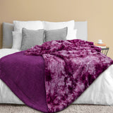 Minky Sherpa Throw Blanket