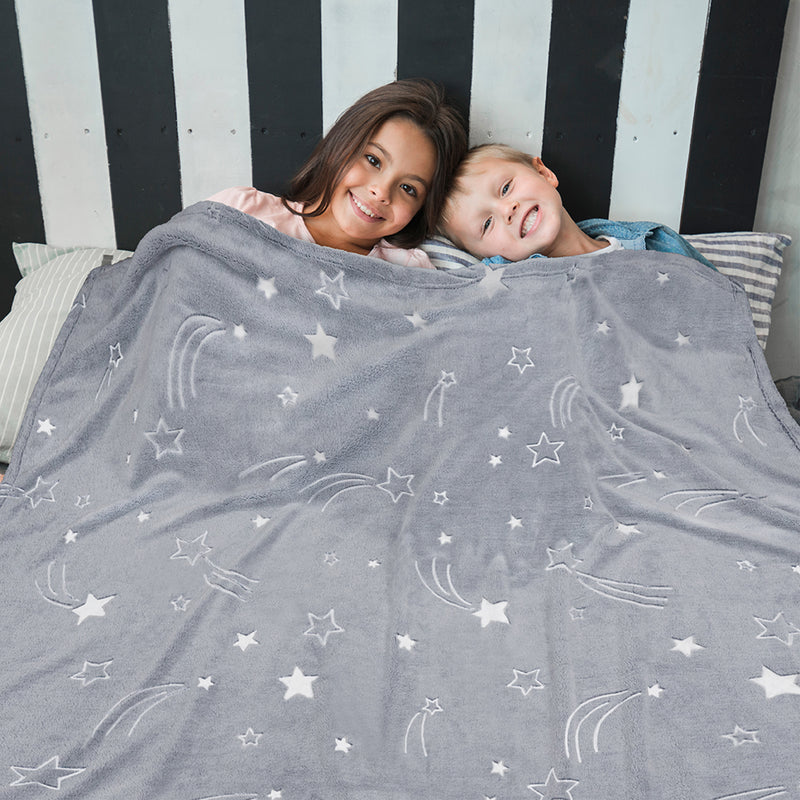 Glow In The Dark Fleece Throw Blanket