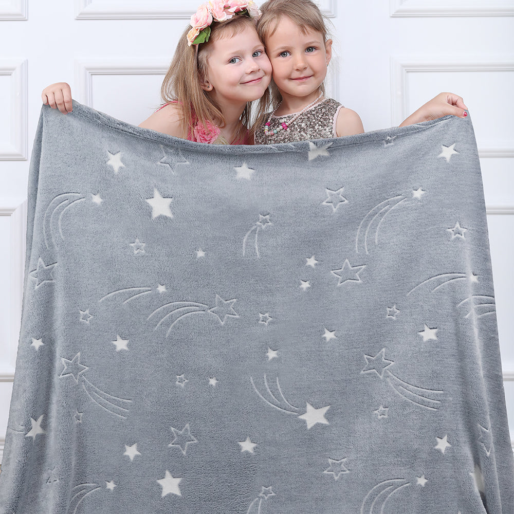 Glow In The Dark Fleece Throw Blanket