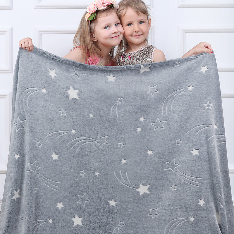 Glow In The Dark Fleece Throw Blanket
