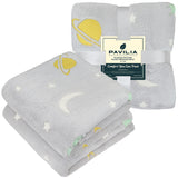 Glow In The Dark Fleece Throw Blanket
