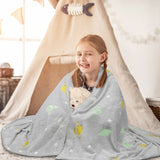 Glow In The Dark Fleece Throw Blanket