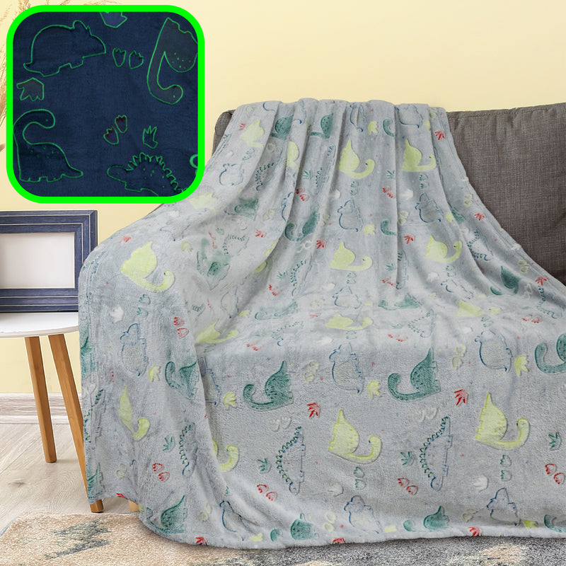 Glow In The Dark Fleece Throw Blanket