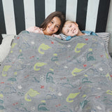 Glow In The Dark Fleece Throw Blanket