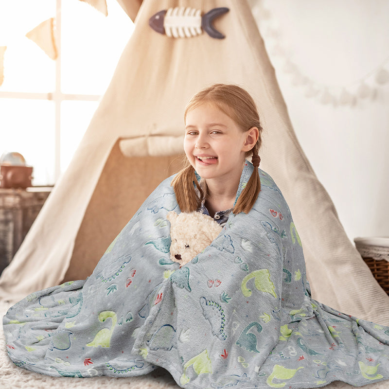 Glow In The Dark Fleece Throw Blanket