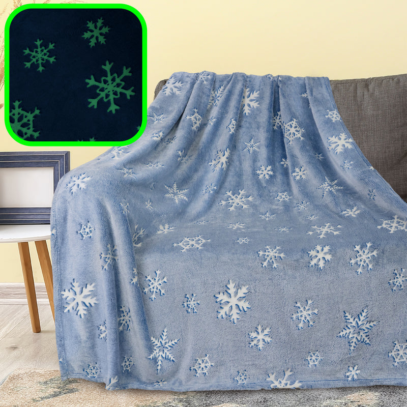 Glow In The Dark Fleece Throw Blanket