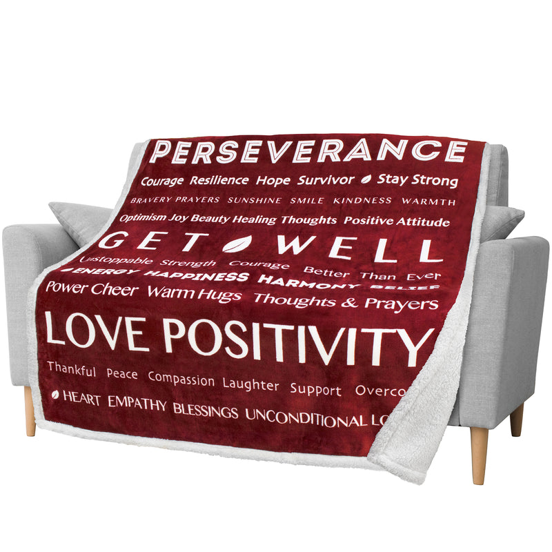 Healing Thoughts Throw Blanket