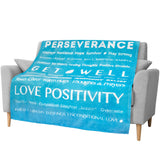 Healing Thoughts Throw Blanket