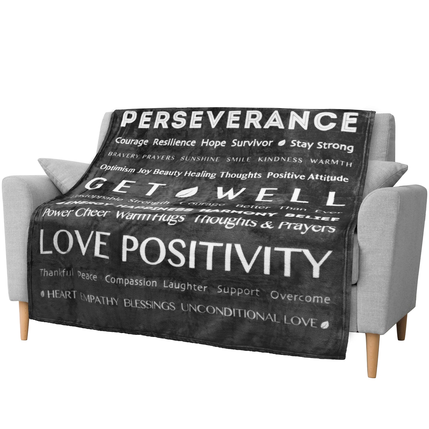 Healing Thoughts Throw Blanket