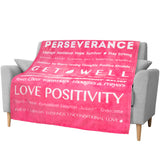 Healing Thoughts Throw Blanket