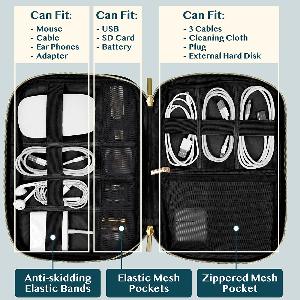 Electronic Tech Organizer Bag