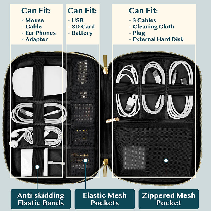 Electronic Tech Organizer Bag