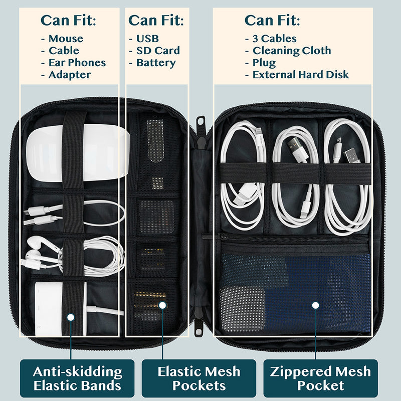 Electronic Tech Organizer Bag