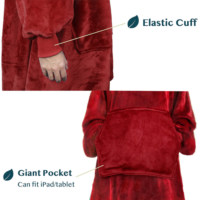 Oversized Wearable Hoodie Blanket