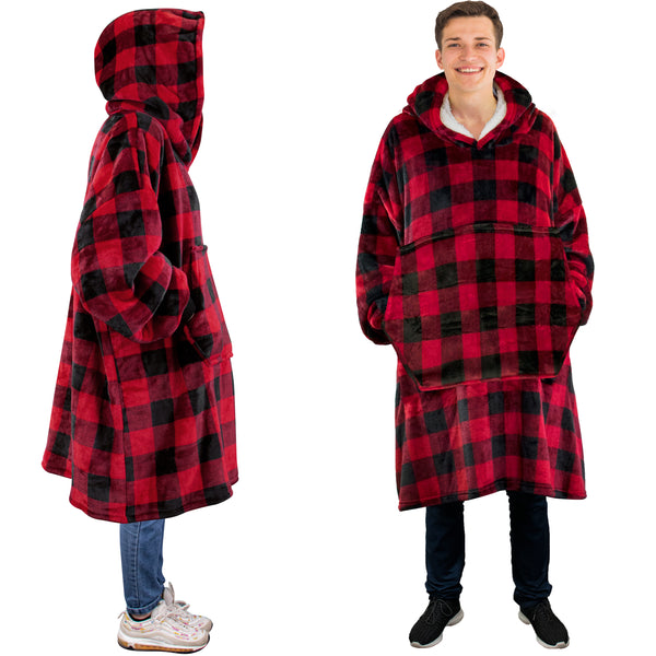 Oversized Wearable Hoodie Blanket