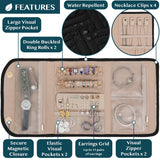 Jewelry Roll Organizer Bag