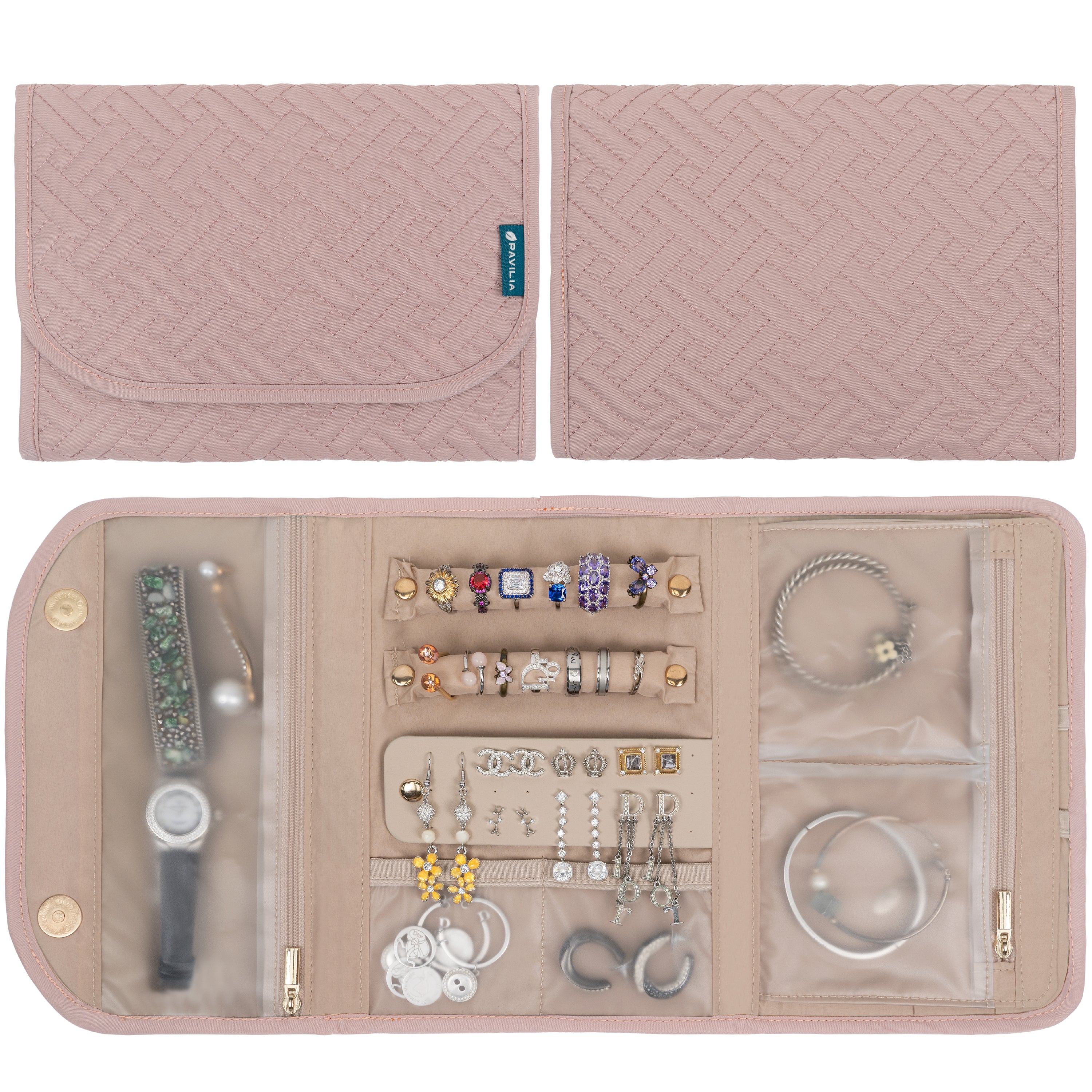 Jewelry Roll Organizer Bag