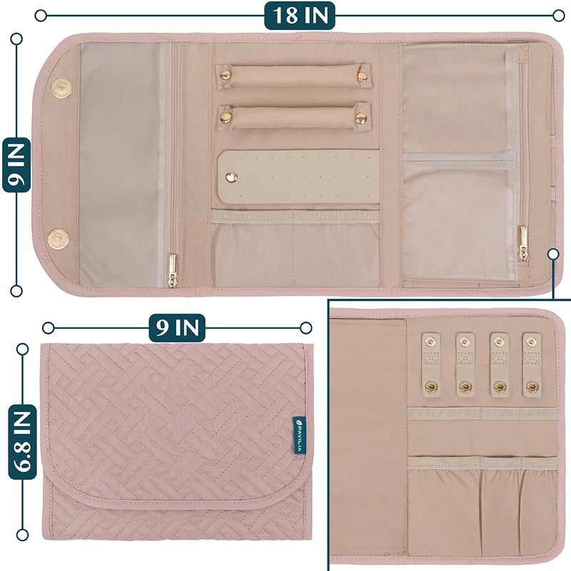 Jewelry Roll Organizer Bag