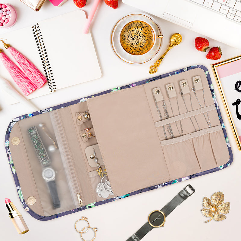 Jewelry Roll Organizer Bag