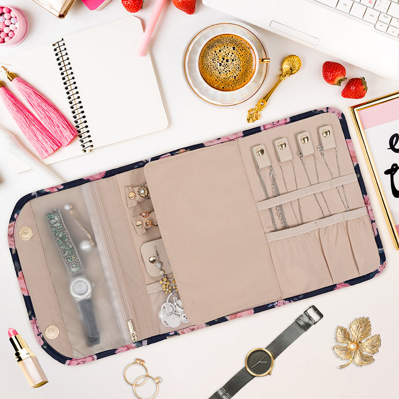 Jewelry Roll Organizer Bag