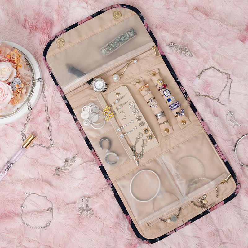 Jewelry Roll Organizer Bag