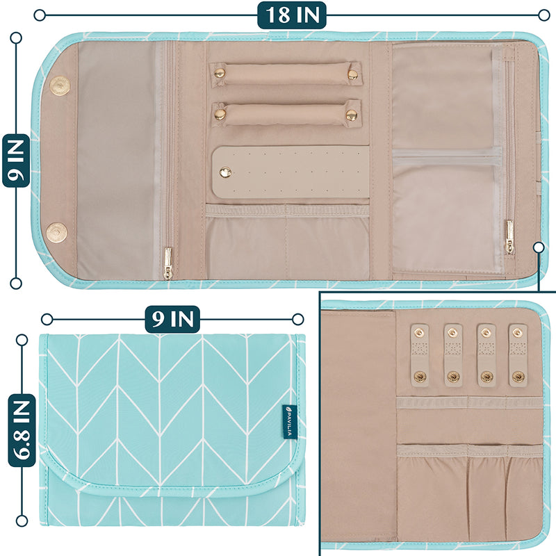 Jewelry Roll Organizer Bag