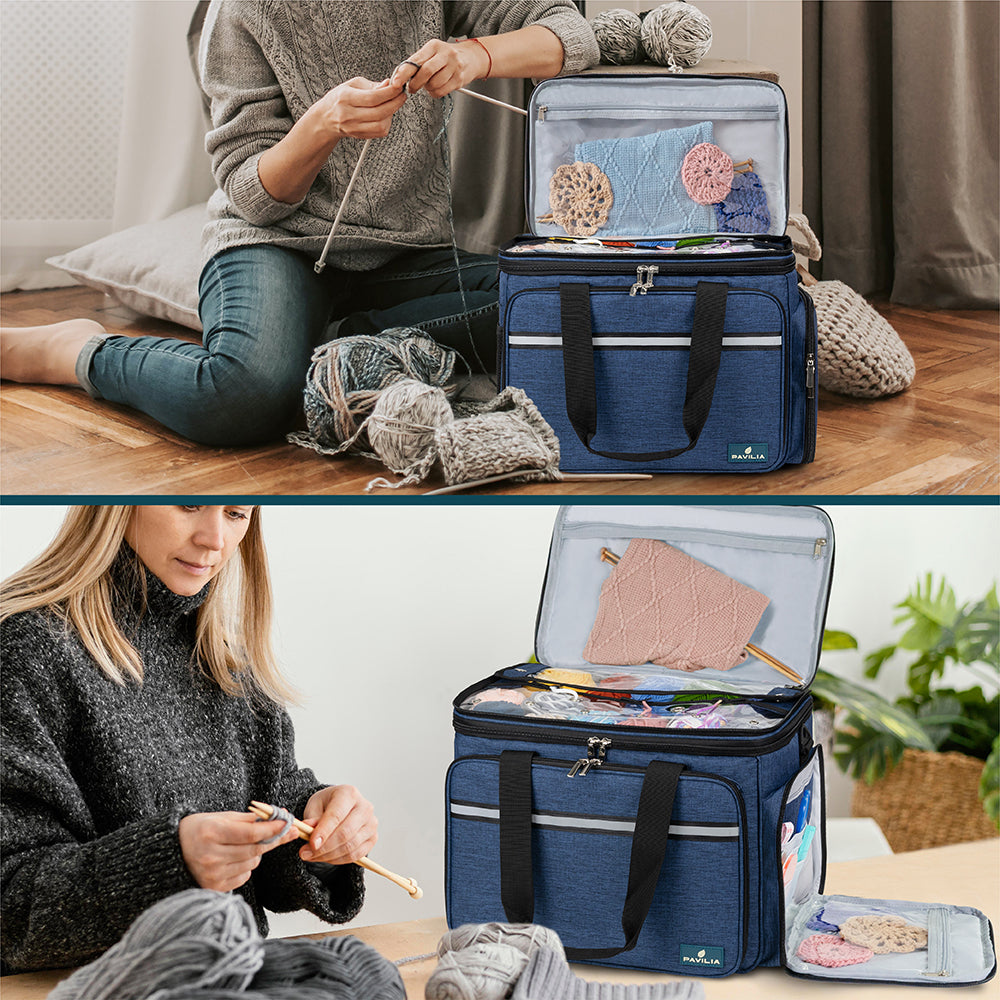 Large Yarn Organizer Knitting Bag
