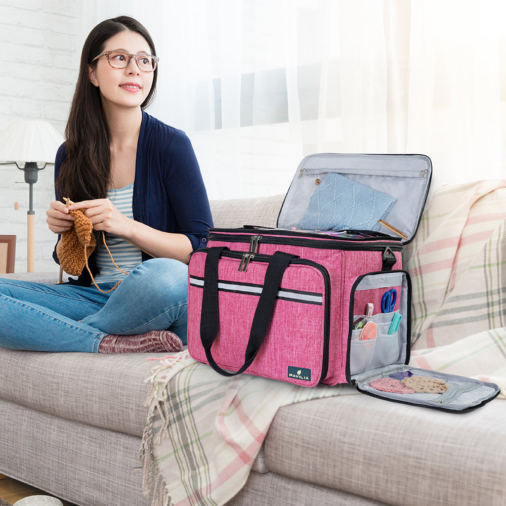 Large Yarn Organizer Knitting Bag