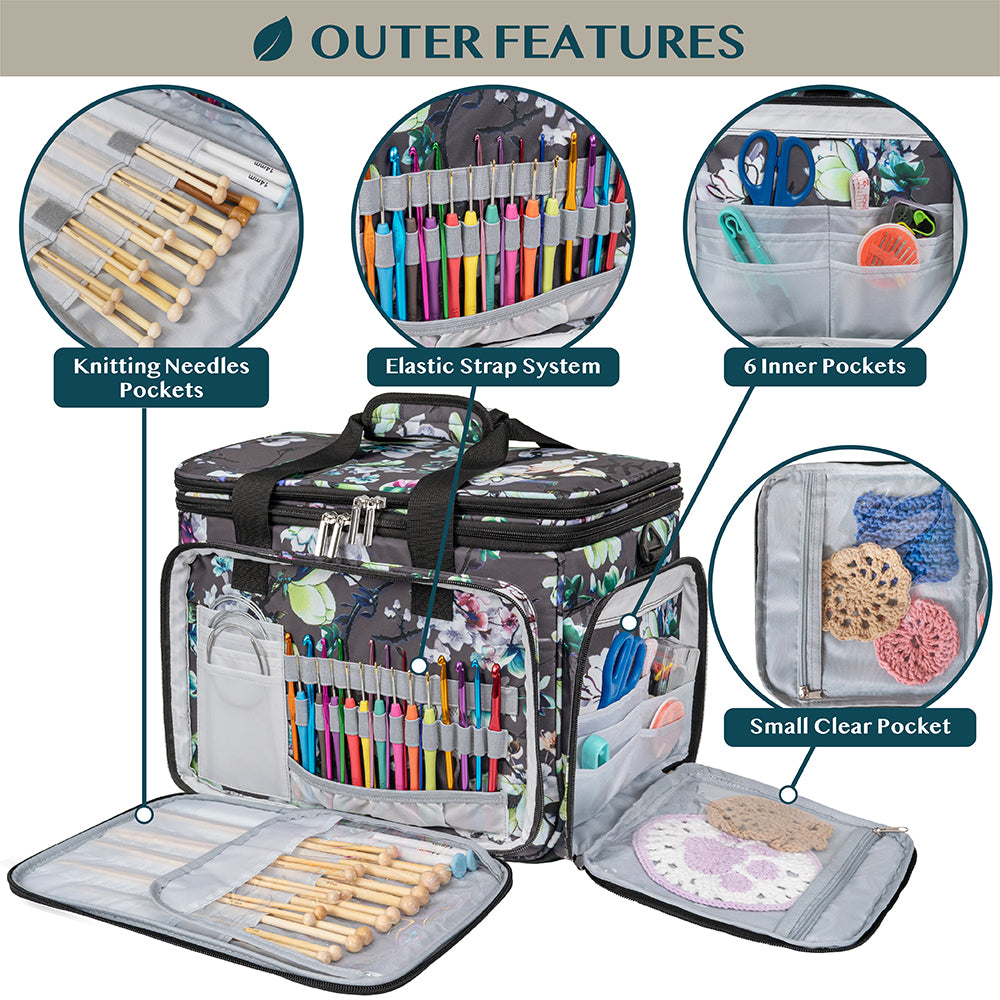 Large Yarn Organizer Knitting Bag