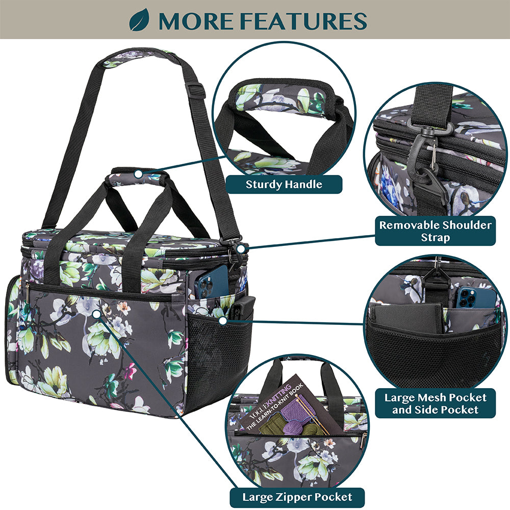 Large Yarn Organizer Knitting Bag