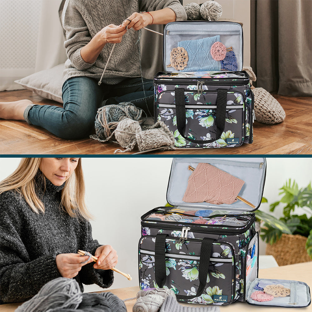 Large Yarn Organizer Knitting Bag