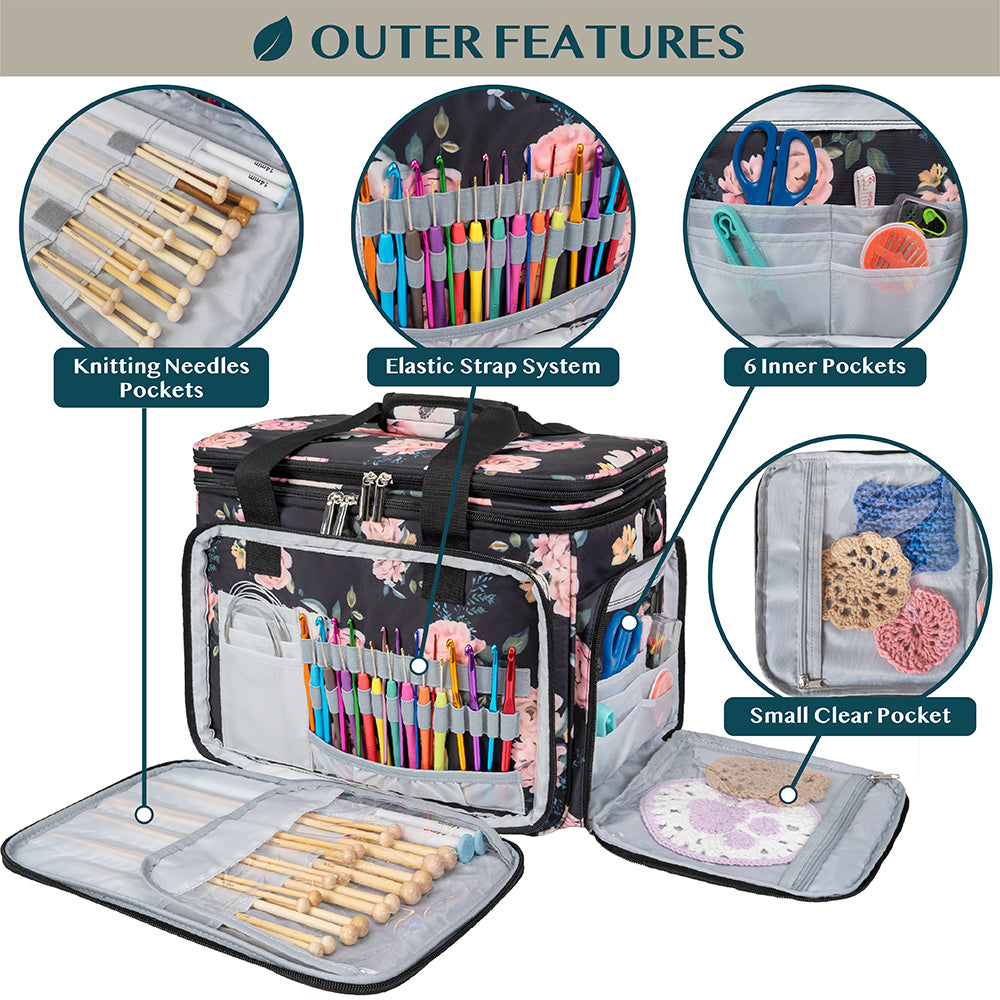 Large Yarn Organizer Knitting Bag