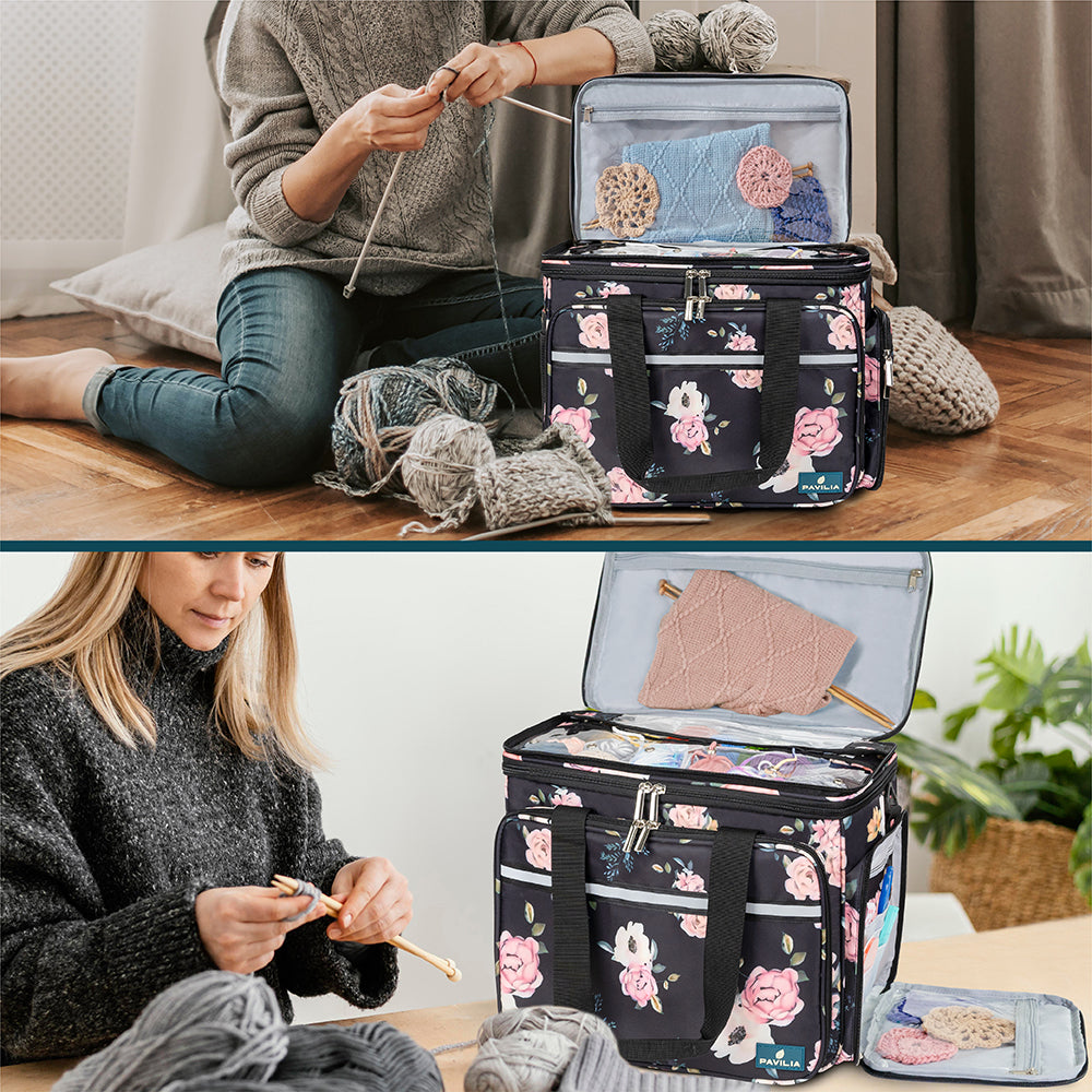 Large Yarn Organizer Knitting Bag