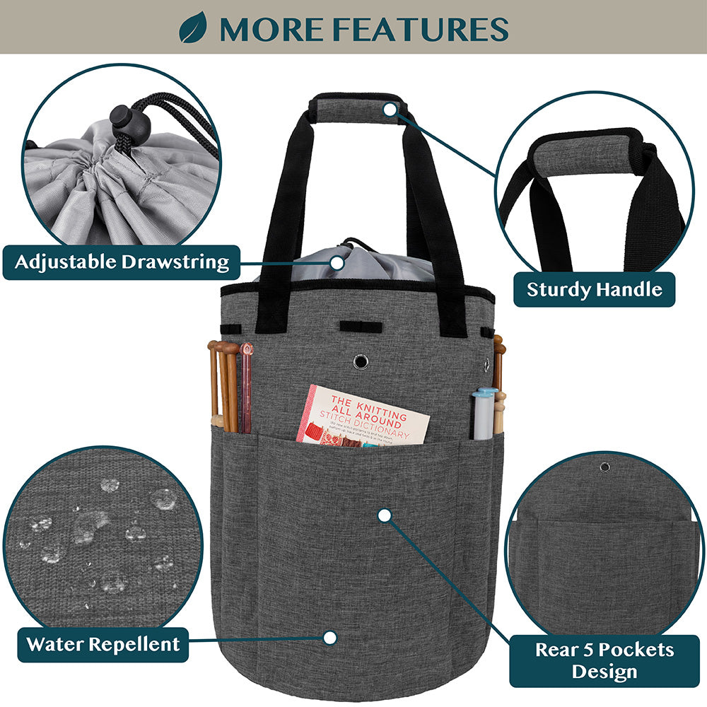 Beginner's Yarn Organizer Knitting Bag