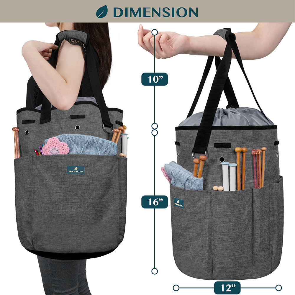 Beginner's Yarn Organizer Knitting Bag