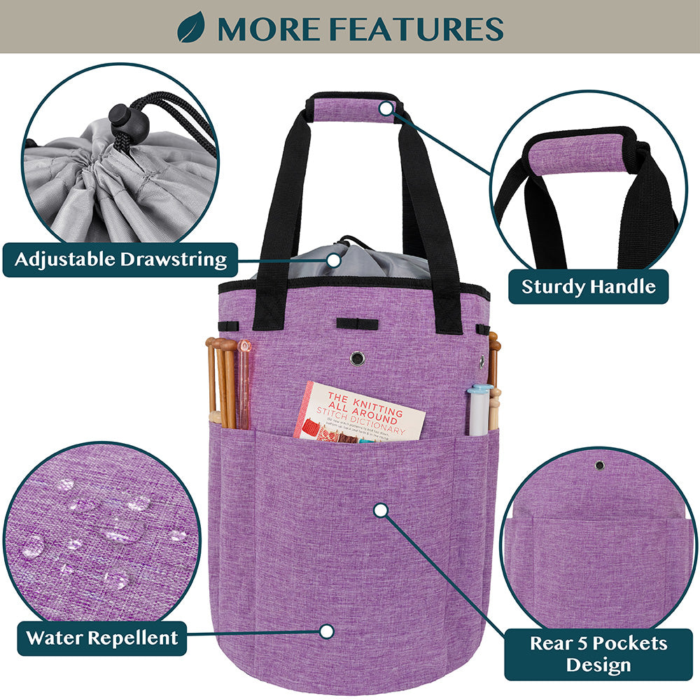 Beginner's Yarn Organizer Knitting Bag