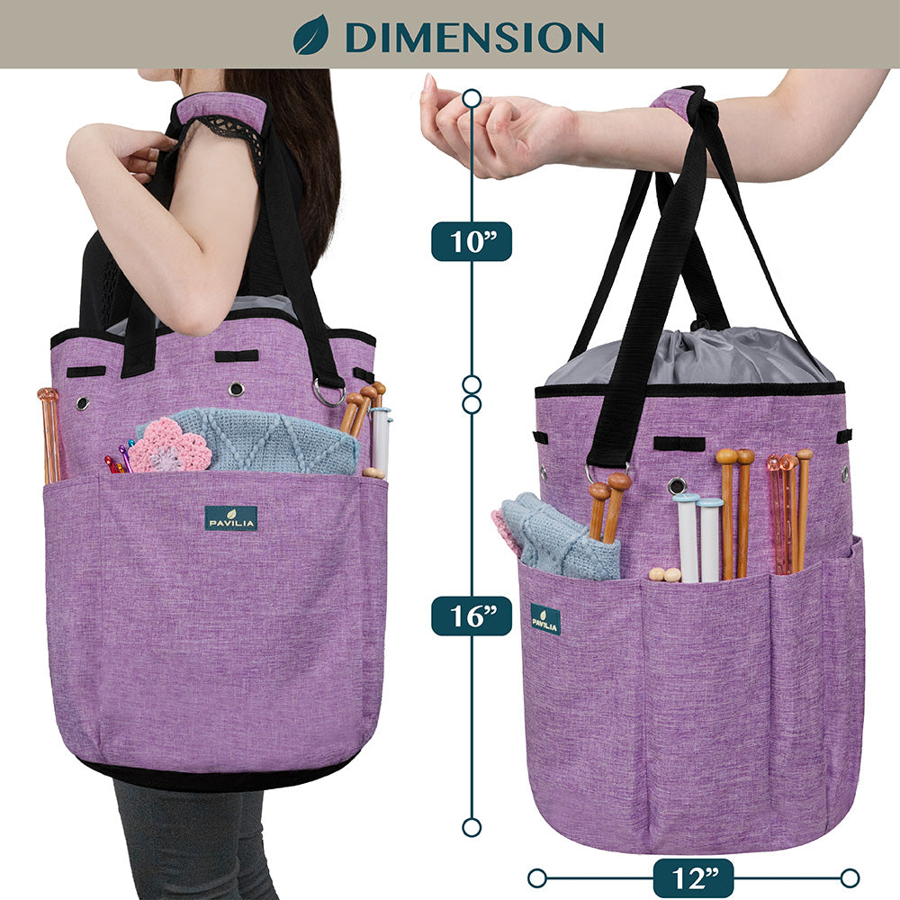 Beginner's Yarn Organizer Knitting Bag