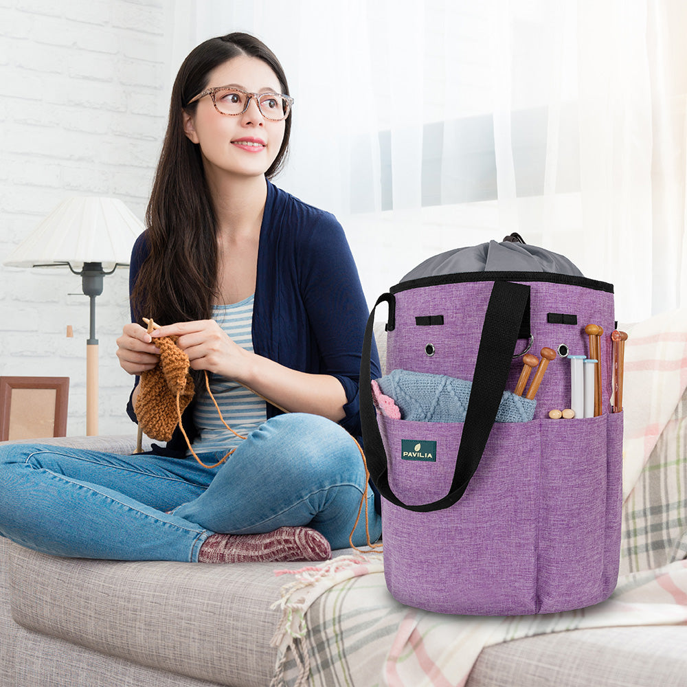 Beginner's Yarn Organizer Knitting Bag