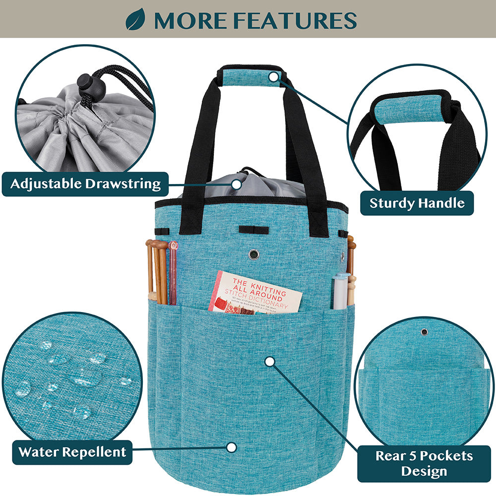 Beginner's Yarn Organizer Knitting Bag