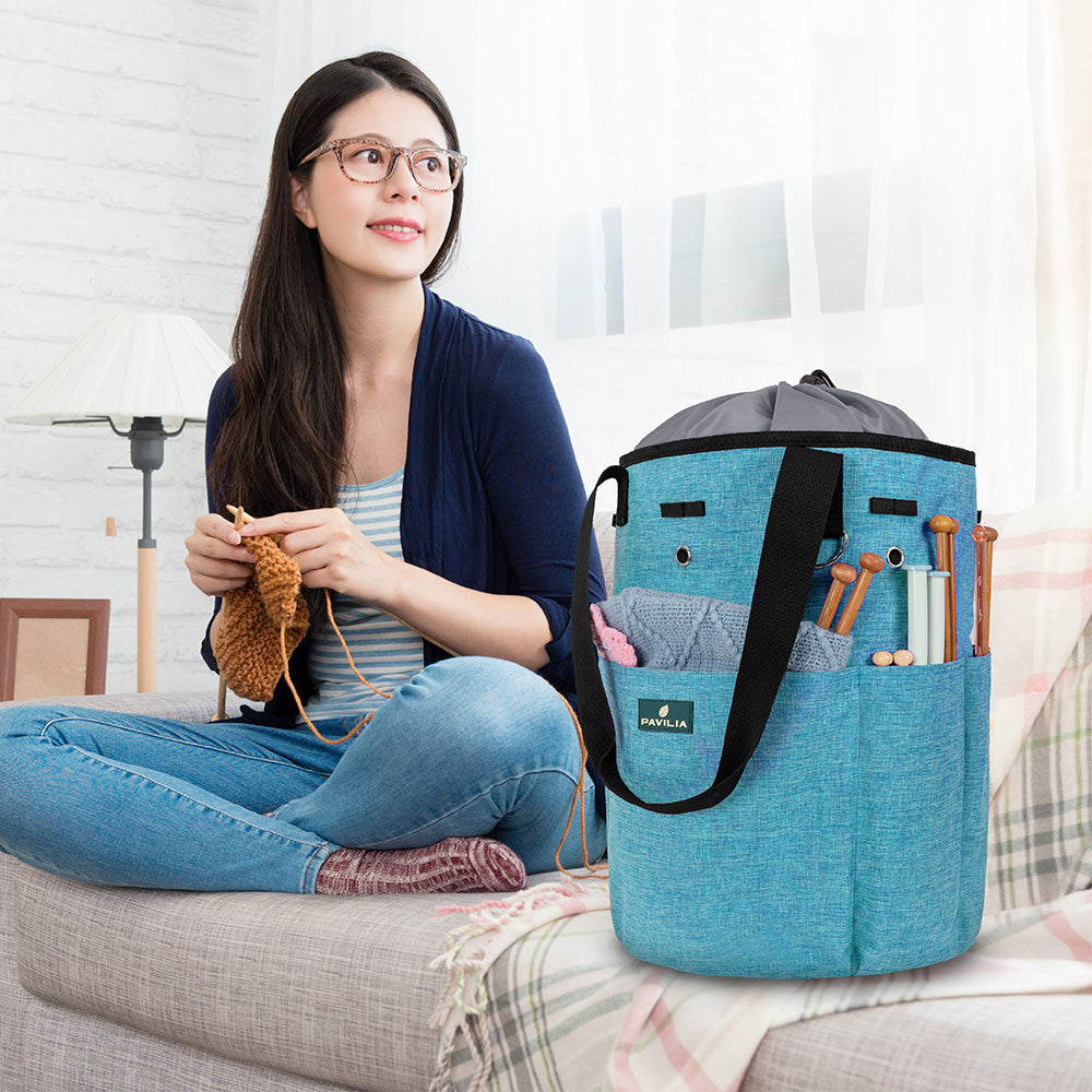 Beginner's Yarn Organizer Knitting Bag