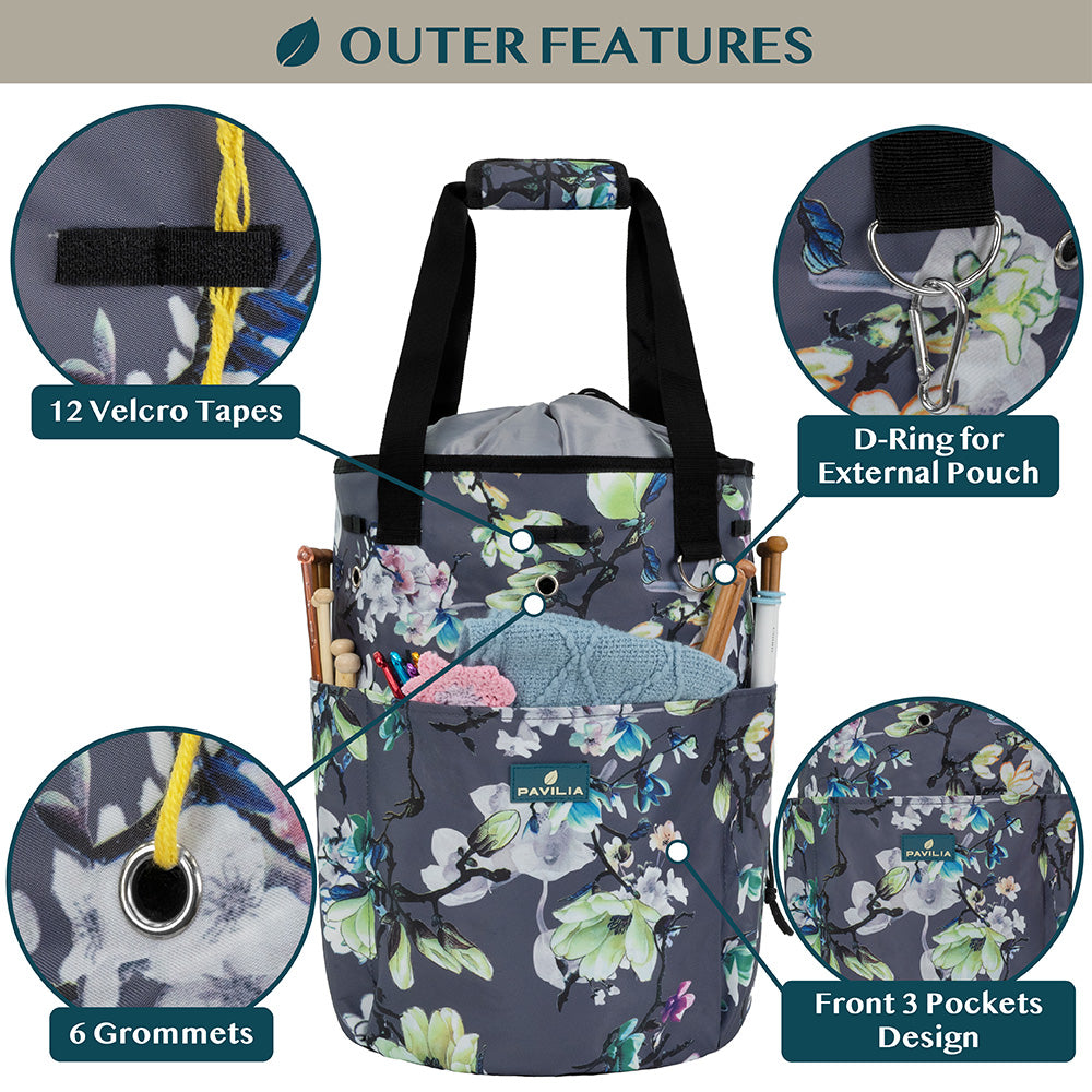 Beginner's Yarn Organizer Knitting Bag