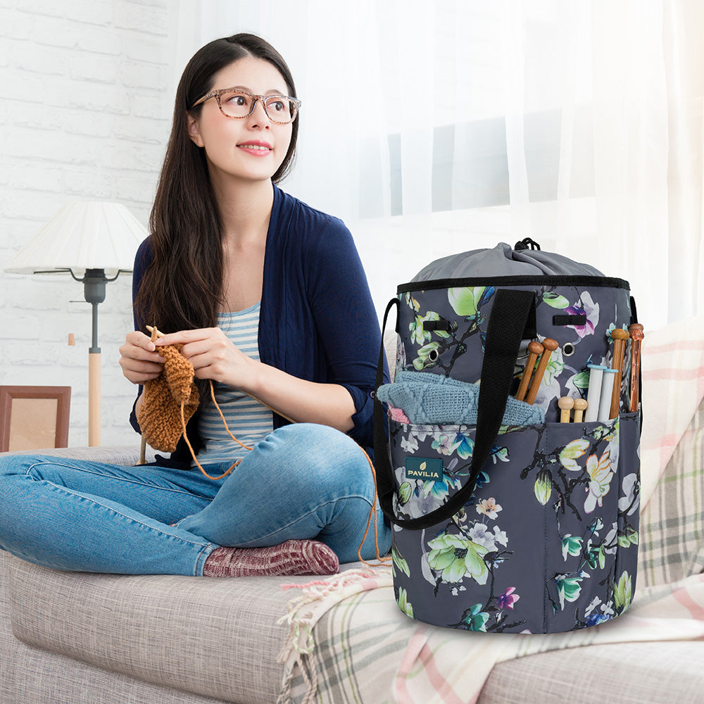 Beginner's Yarn Organizer Knitting Bag
