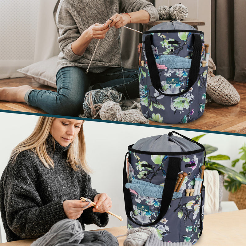 Beginner's Yarn Organizer Knitting Bag