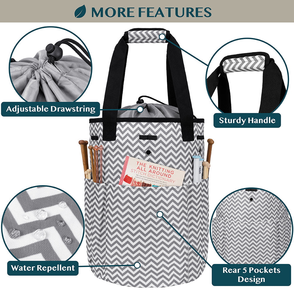 Beginner's Yarn Organizer Knitting Bag