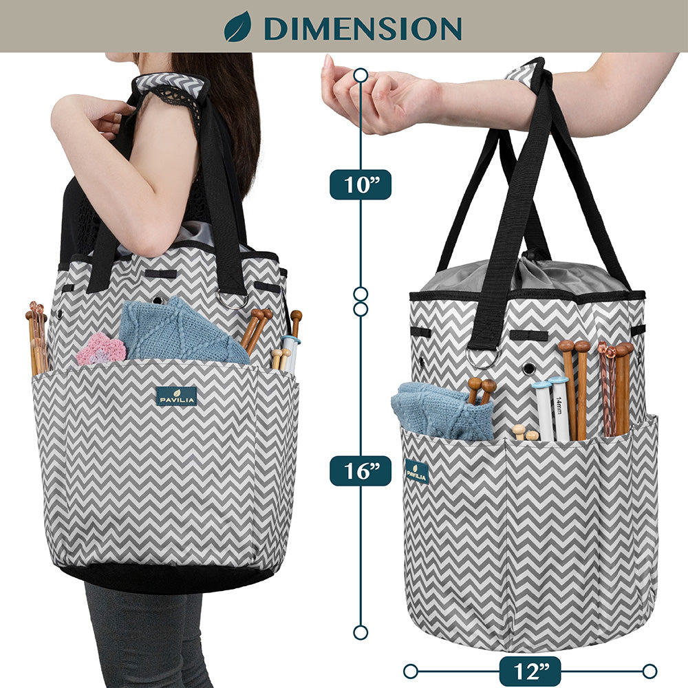 Beginner's Yarn Organizer Knitting Bag