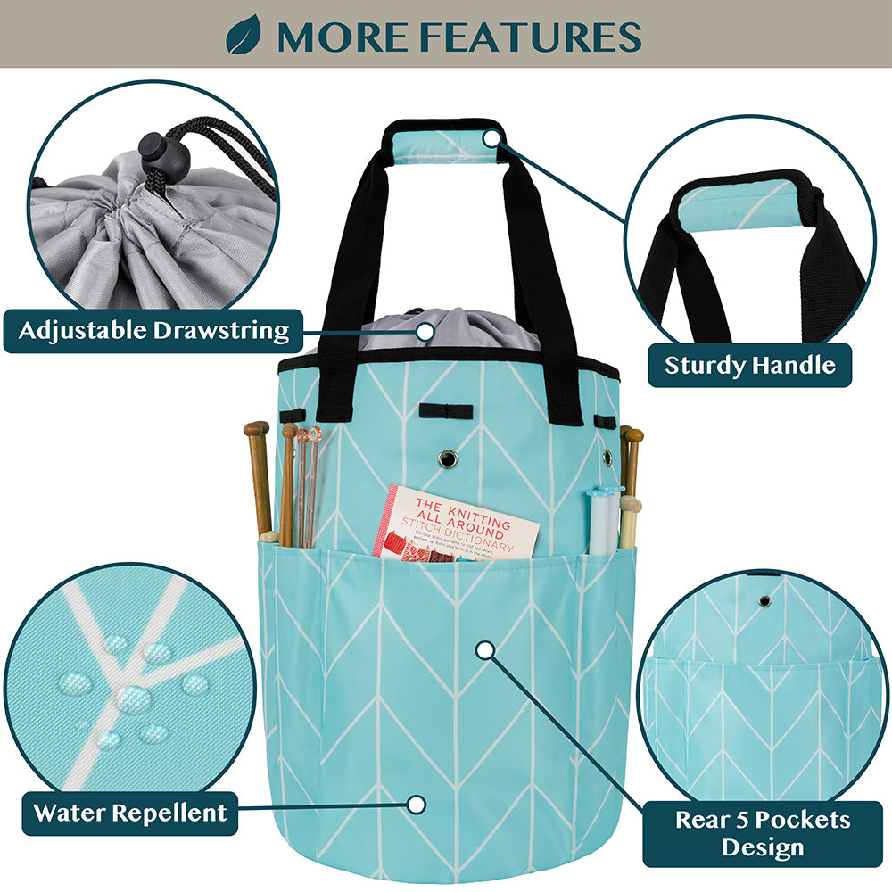 Beginner's Yarn Organizer Knitting Bag
