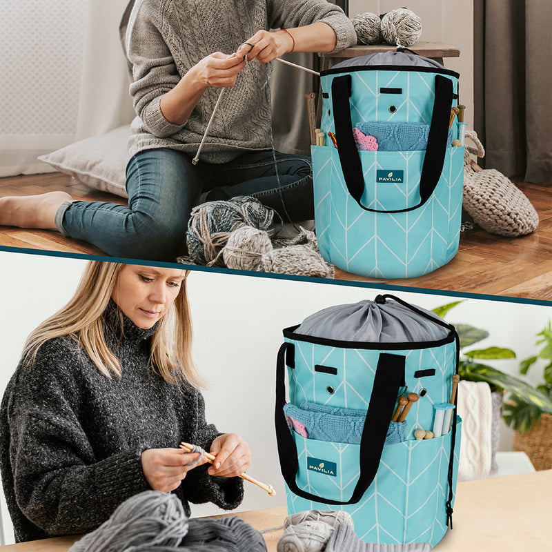 Beginner's Yarn Organizer Knitting Bag