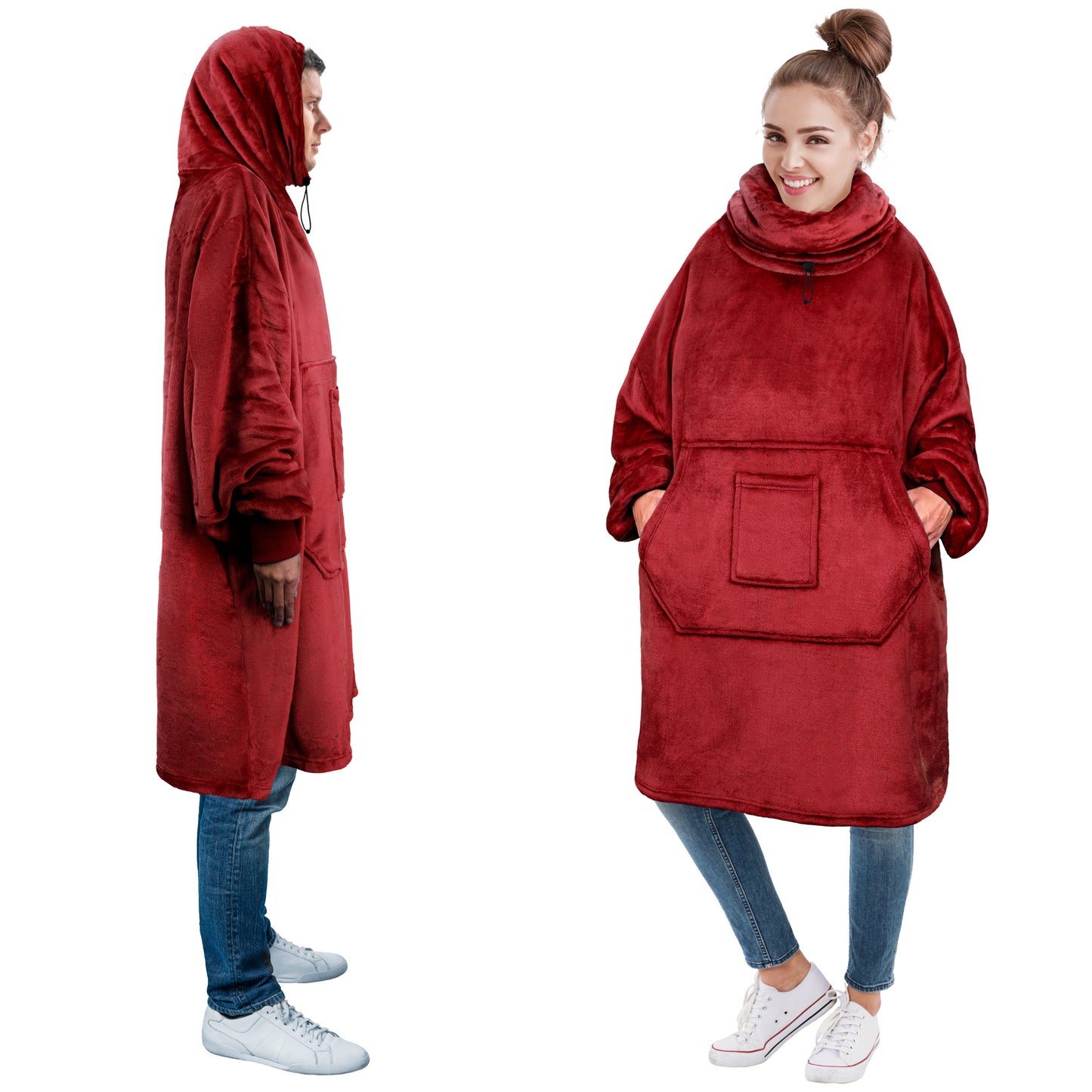 Neck Warmer Sweatshirt Hoodie Blanket