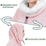 Neck Warmer Sweatshirt Hoodie Blanket